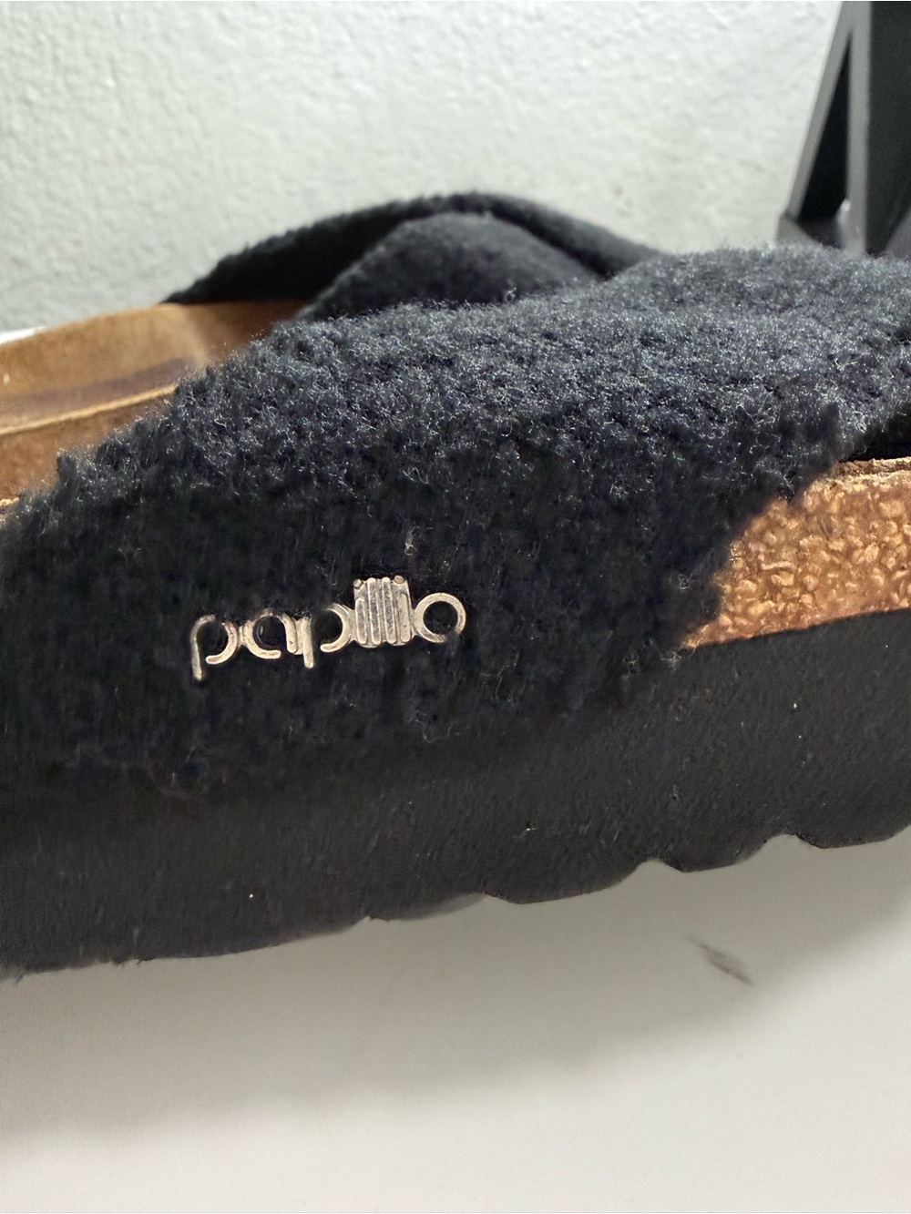 Birkenstock papillio Daytona women size 38 BlackCrossband Slide Sandal - Picture 3 of 7